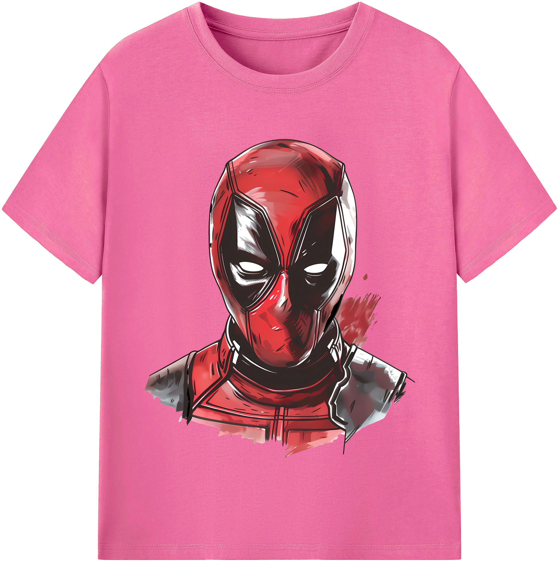 （画像用） Deadpool デッドプール レディースカジュアルプリントTシャツ（綿100％）